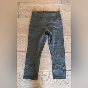 Lululemon Wunder under high rise crop 21” full on luon